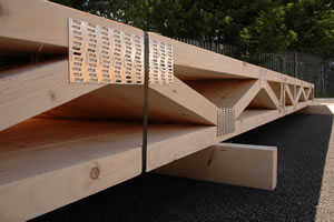 floor joists awaiting despatch